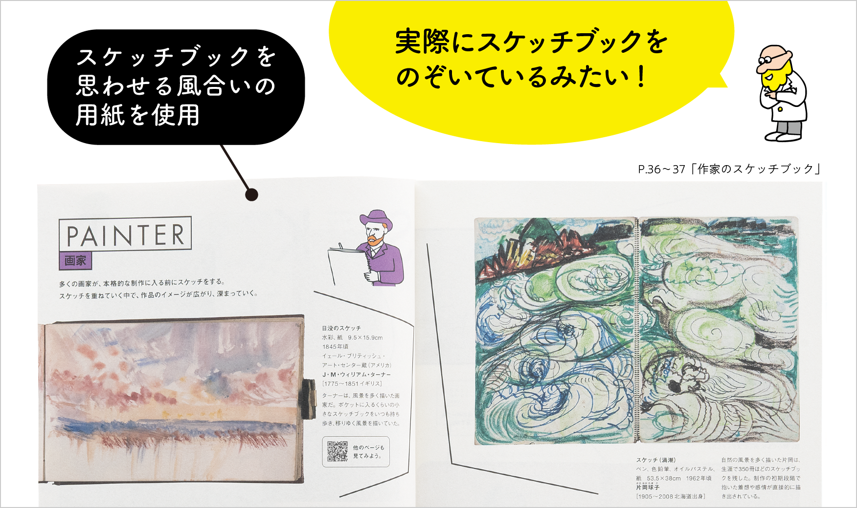 P.35～42「作家のスケッチブック」　画像