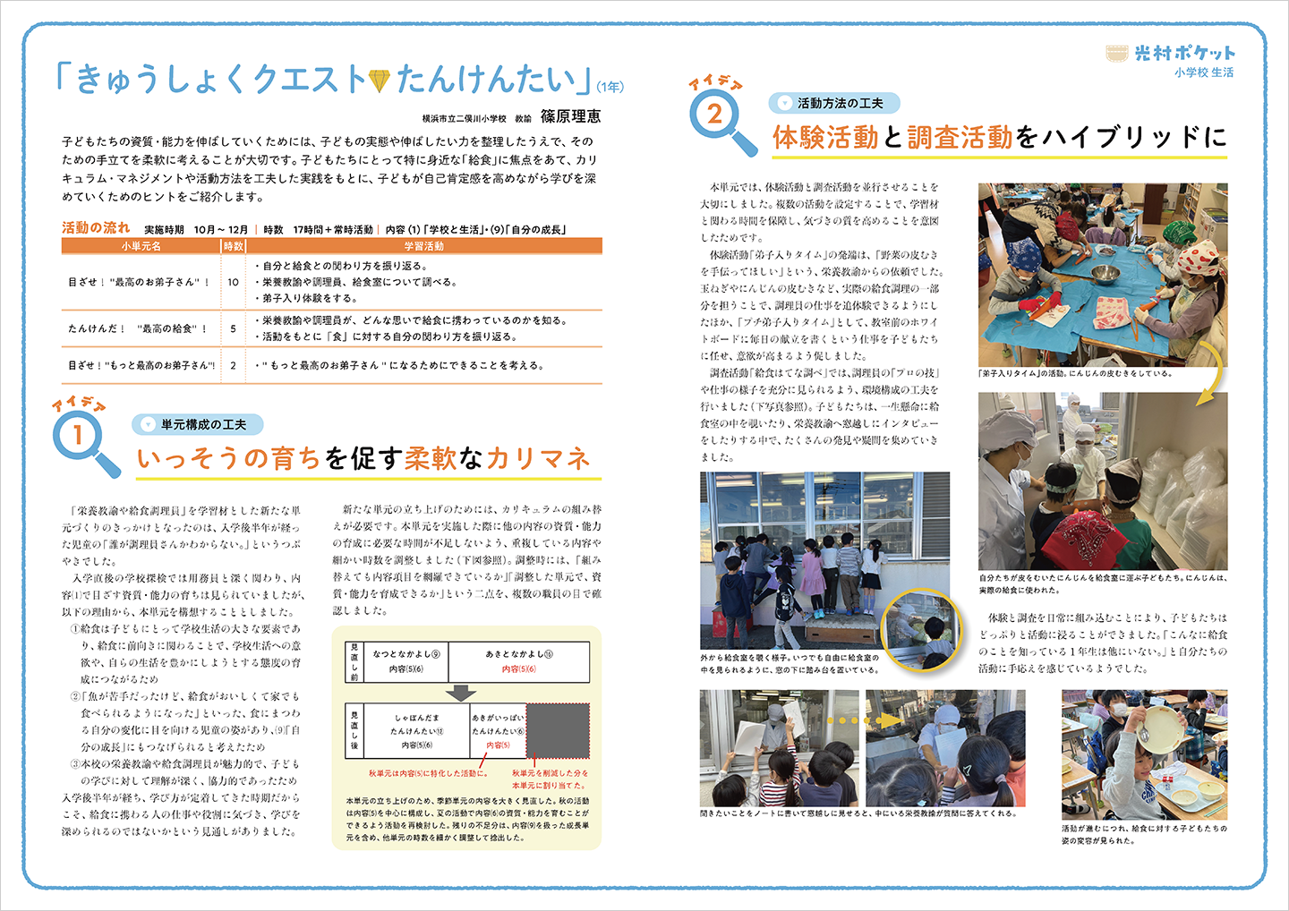 光村ポケット　小学校生活実践編５号　紙面画像