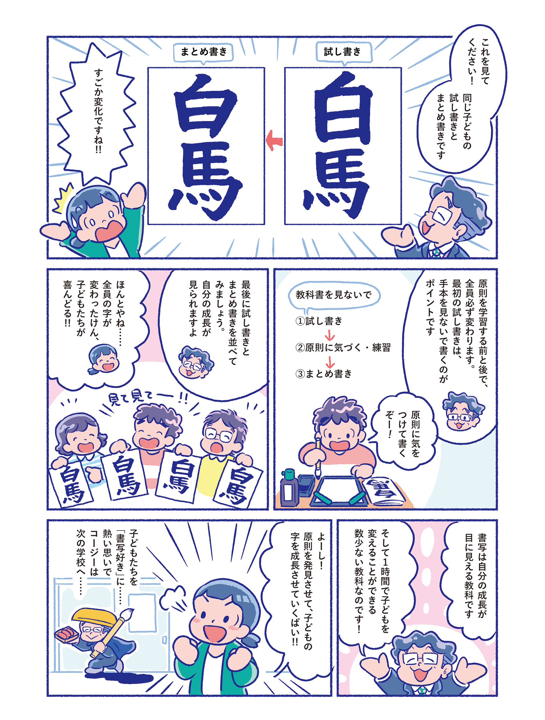 なるほど書写授業 第3回 漫画画像3