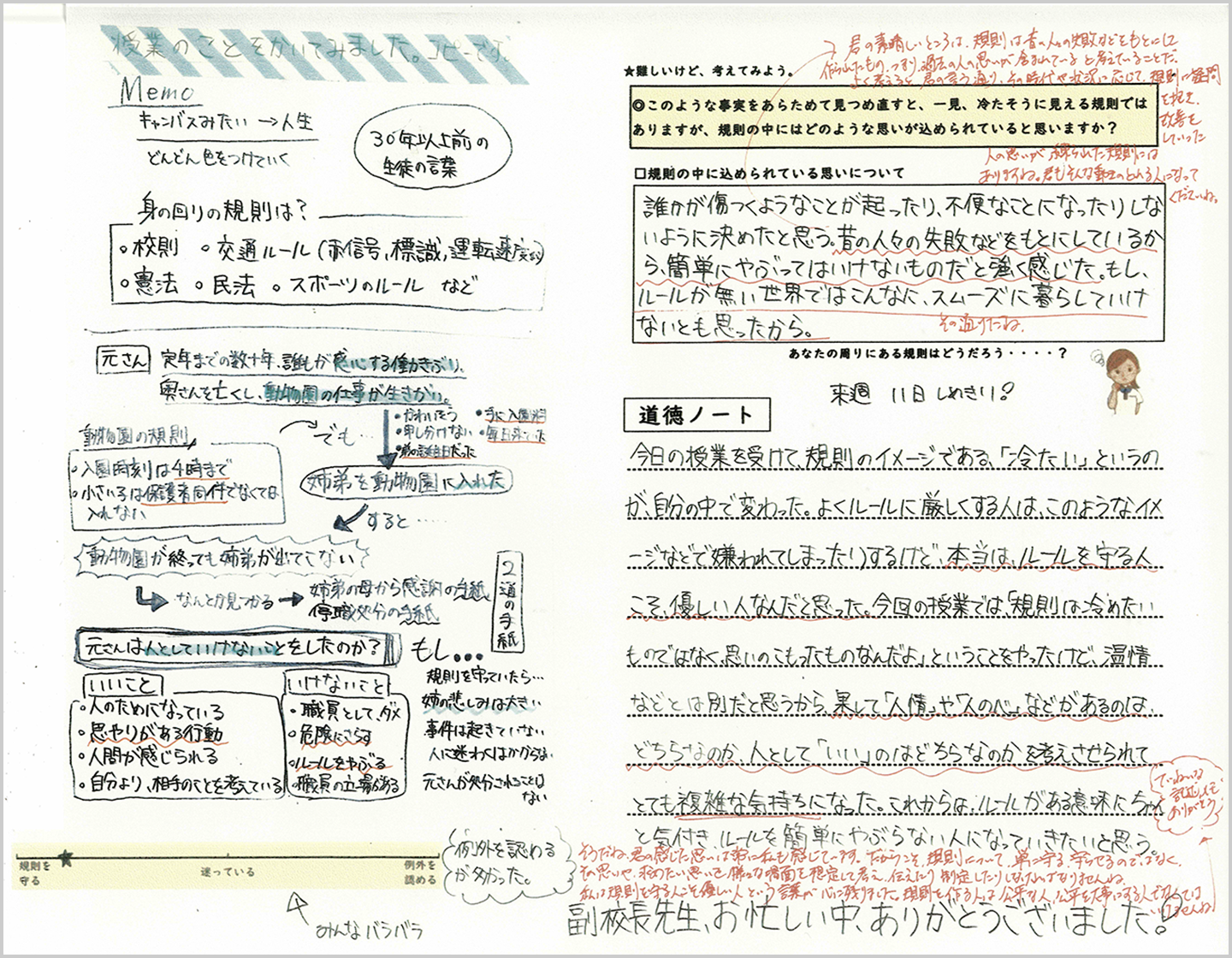 ワークシートの例 画像